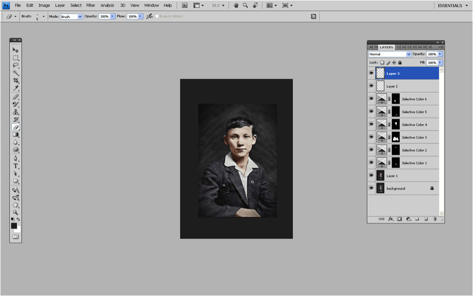 修圖教程!如何用PS修整和恢復(fù)老照片_ps教程自學網(wǎng)(www.16xx8.com) 修圖教程!如何用PS修整和恢復(fù)老照片